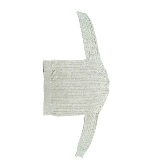 BROOKS BROTHERS "ITALIAN YARN" XL Tan Cable Knit PLZ READ!!!!,Old Money,Preppy - Picture 8 of 9